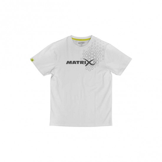 Tricou Matrix - Hex Print White L